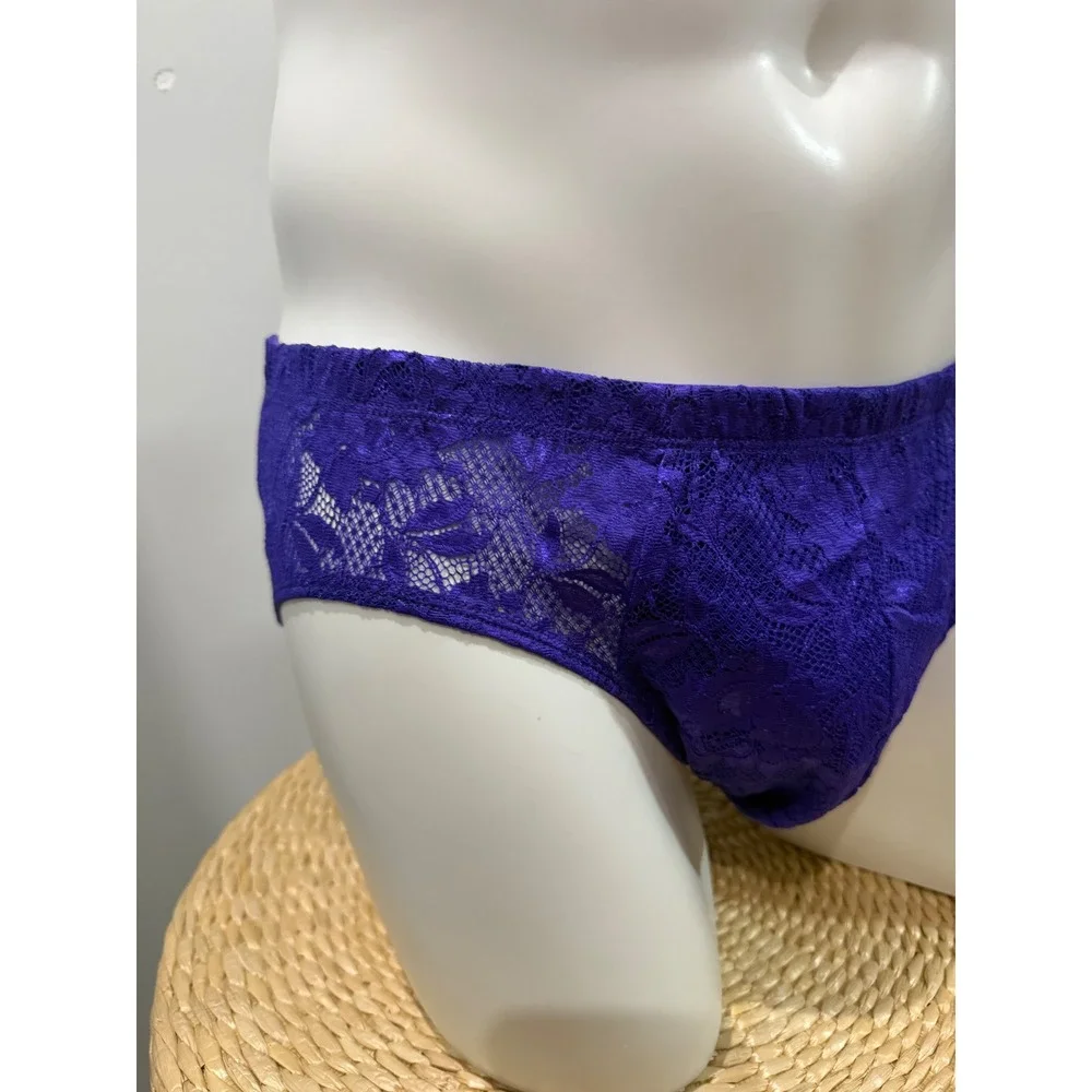Cosabella Never Say Never Men's Comfort Micro Brief Violett Lace Underwear XL